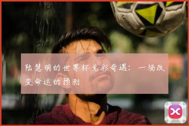 陆慧明的世界杯竞彩奇遇:一场改变命运的预测