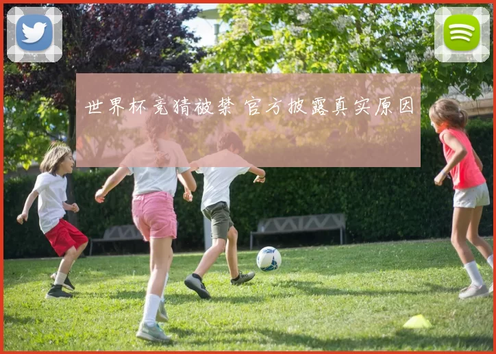 世界杯竞猜被禁 官方披露真实原因